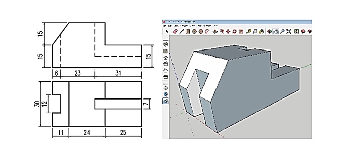Ứng dụng phần mềm đồ họa 3D SketchUp vào giảng dạy tại trường Cao đẳng Hàng  Hải I